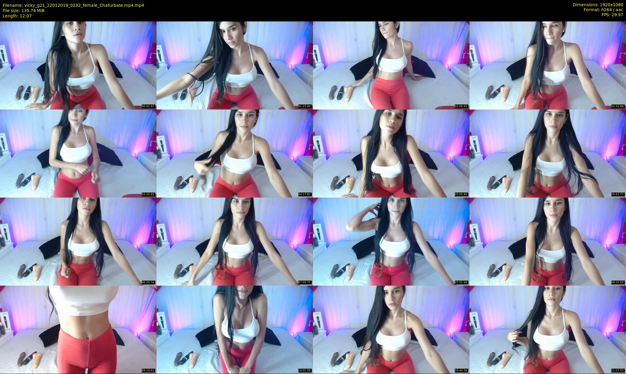 vicky_g21 — 13 minute Chaturbate female cam show recording, 1080p, Jan 22, 2019