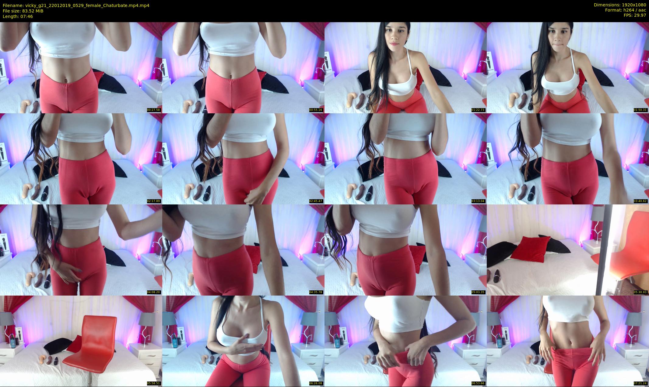 vicky_g21 — 8 minute Chaturbate female cam show recording, 1080p, Jan 22, 2019
