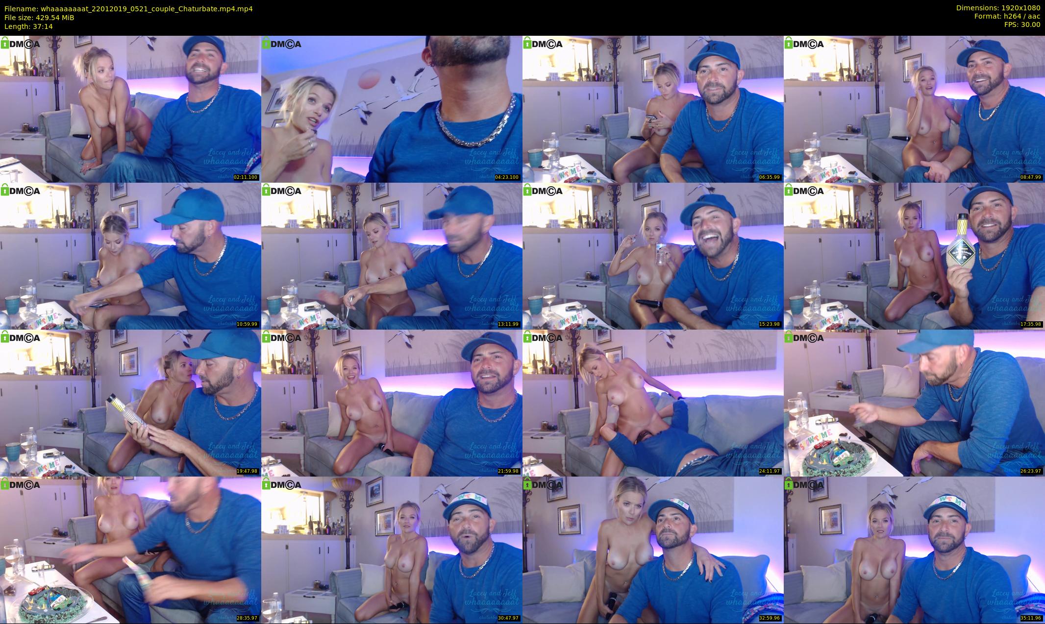 whaaaaaaaat — 38 minute Chaturbate couple cam show recording, 1080p, Jan 22, 2019