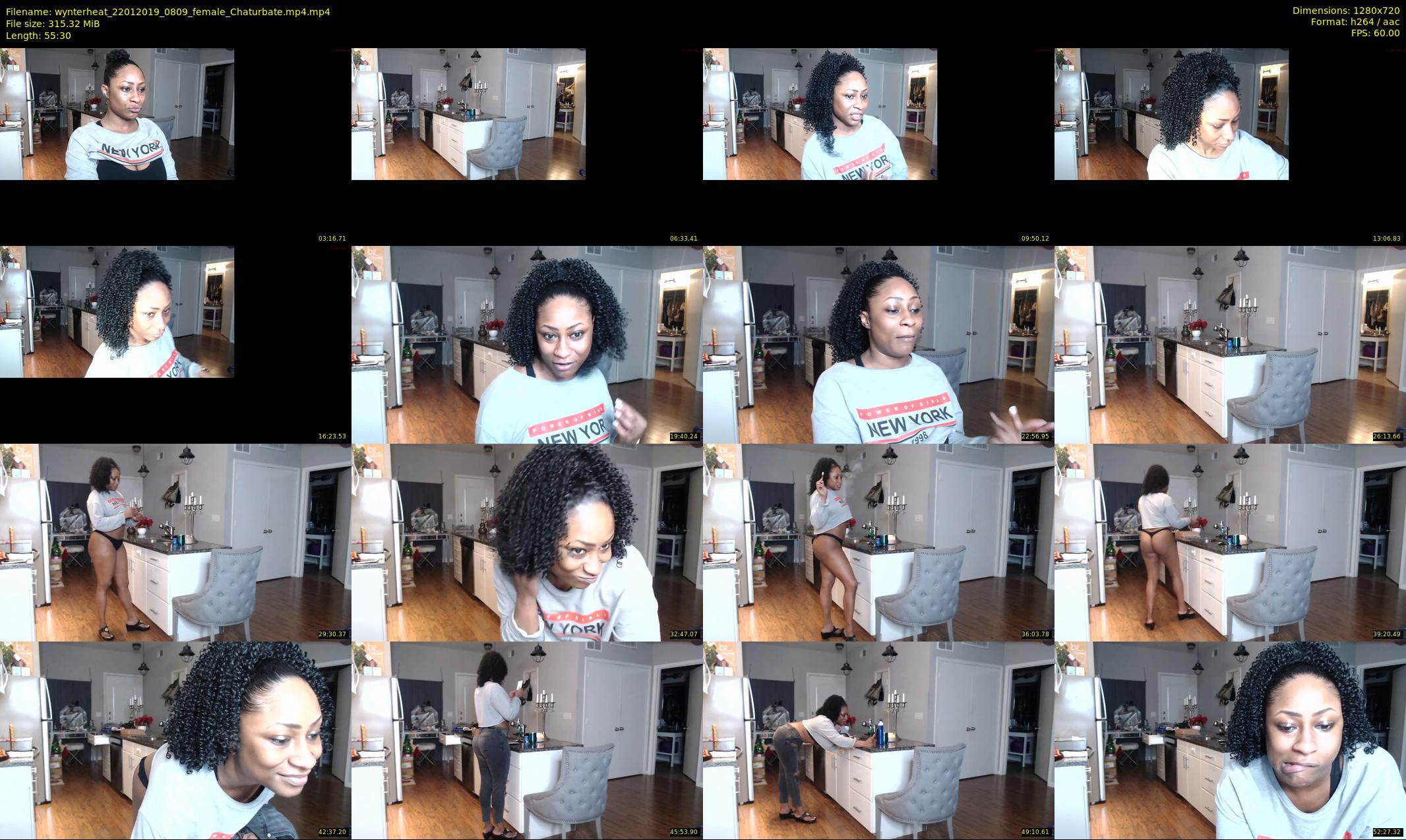 wynterheat — 56 minute Chaturbate female cam show recording, 720p, Jan 22, 2019