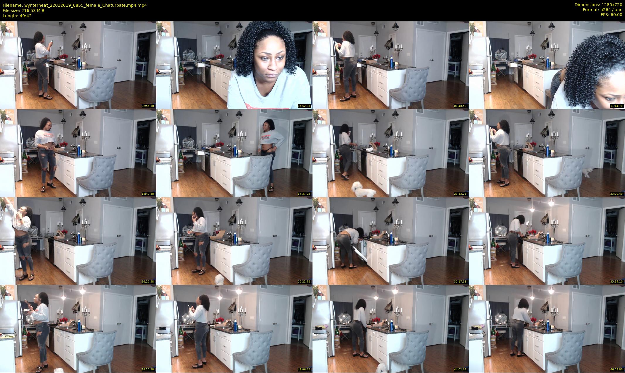 wynterheat — 50 minute Chaturbate female cam show recording, 720p, Jan 22, 2019