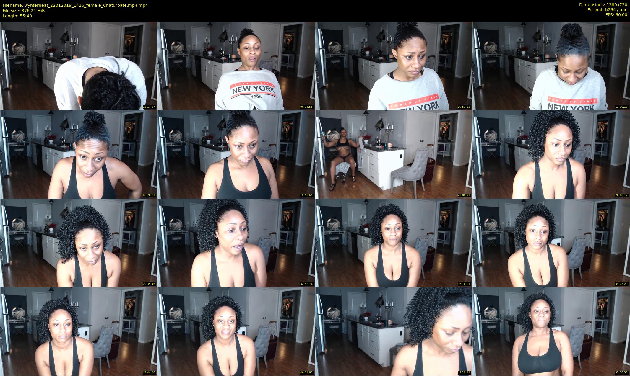 wynterheat — 56 minute Chaturbate female cam show recording, 720p, Jan 22, 2019