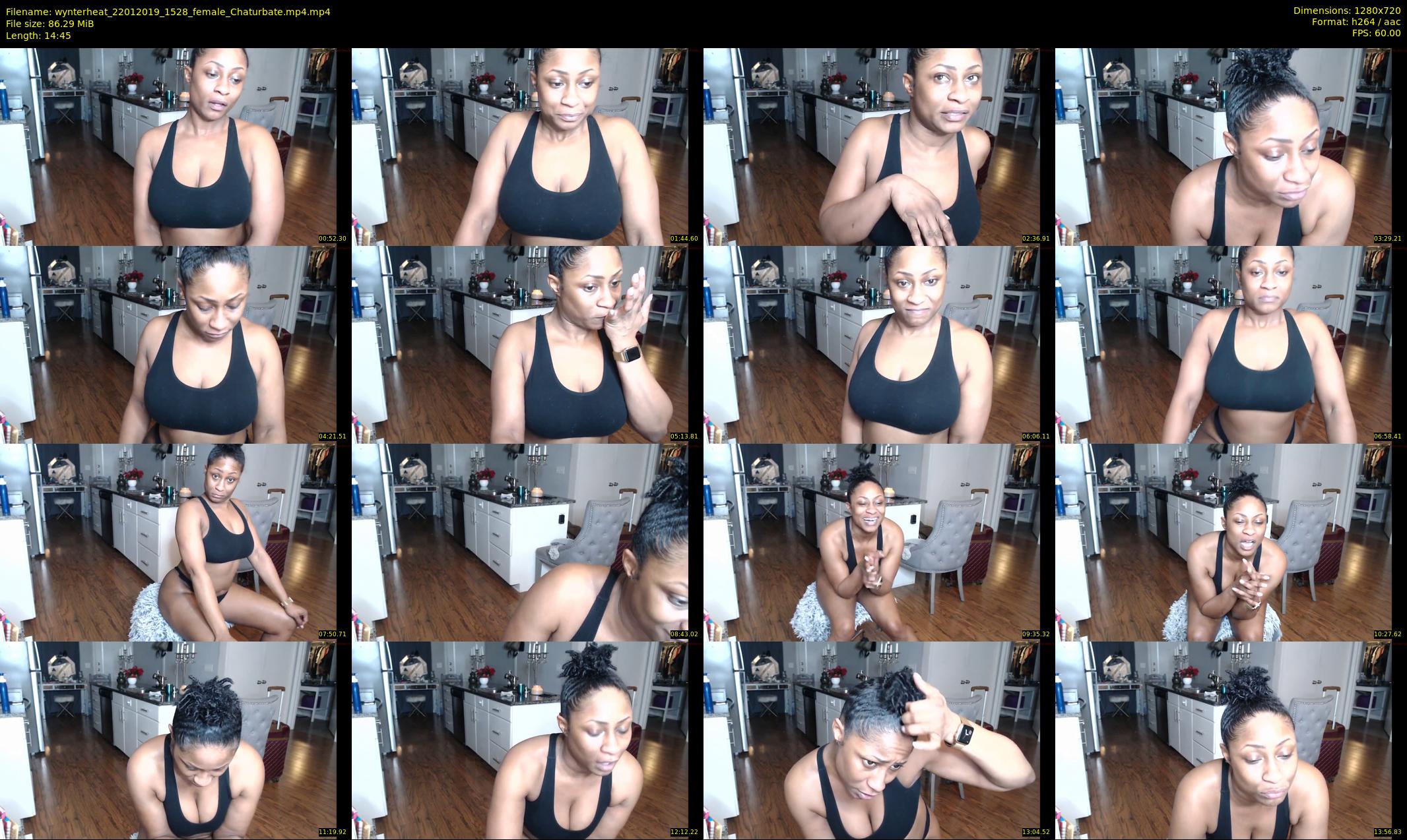 wynterheat — 15 minute Chaturbate female cam show recording, 720p, Jan 22, 2019