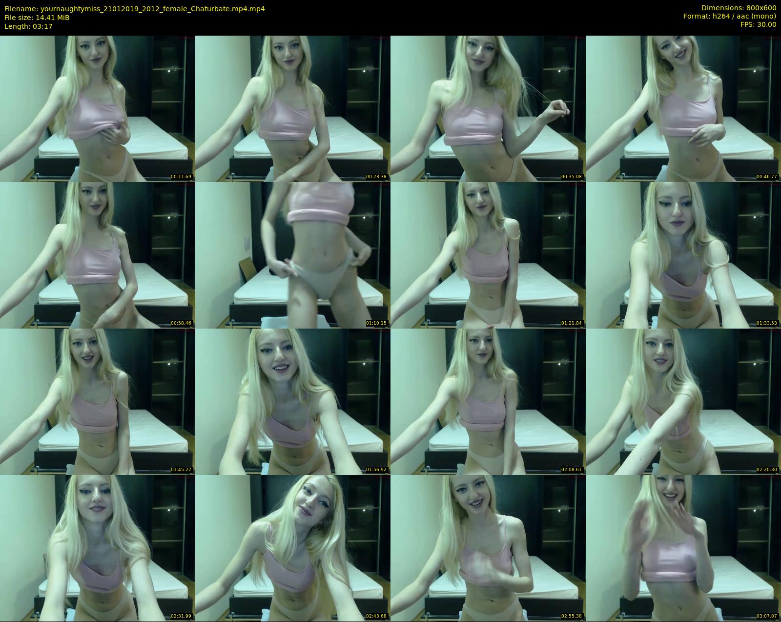 yournaughtymiss — 4 minute Chaturbate female cam show recording, 480p, Jan 21, 2019
