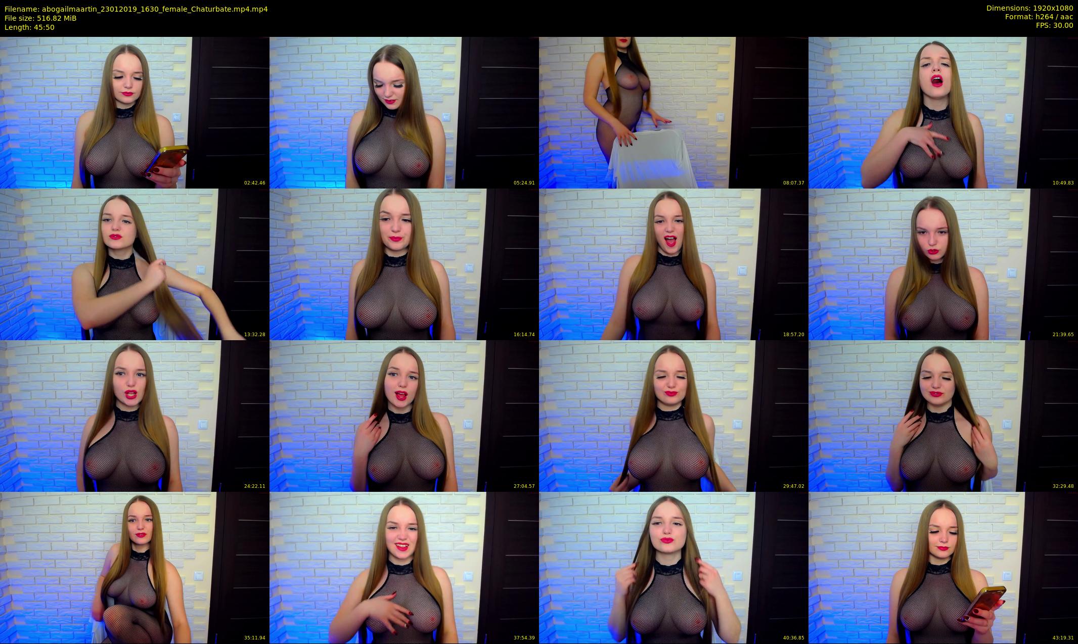abogailmaartin — 46 minute Chaturbate female cam show recording, 1080p, Jan 23, 2019