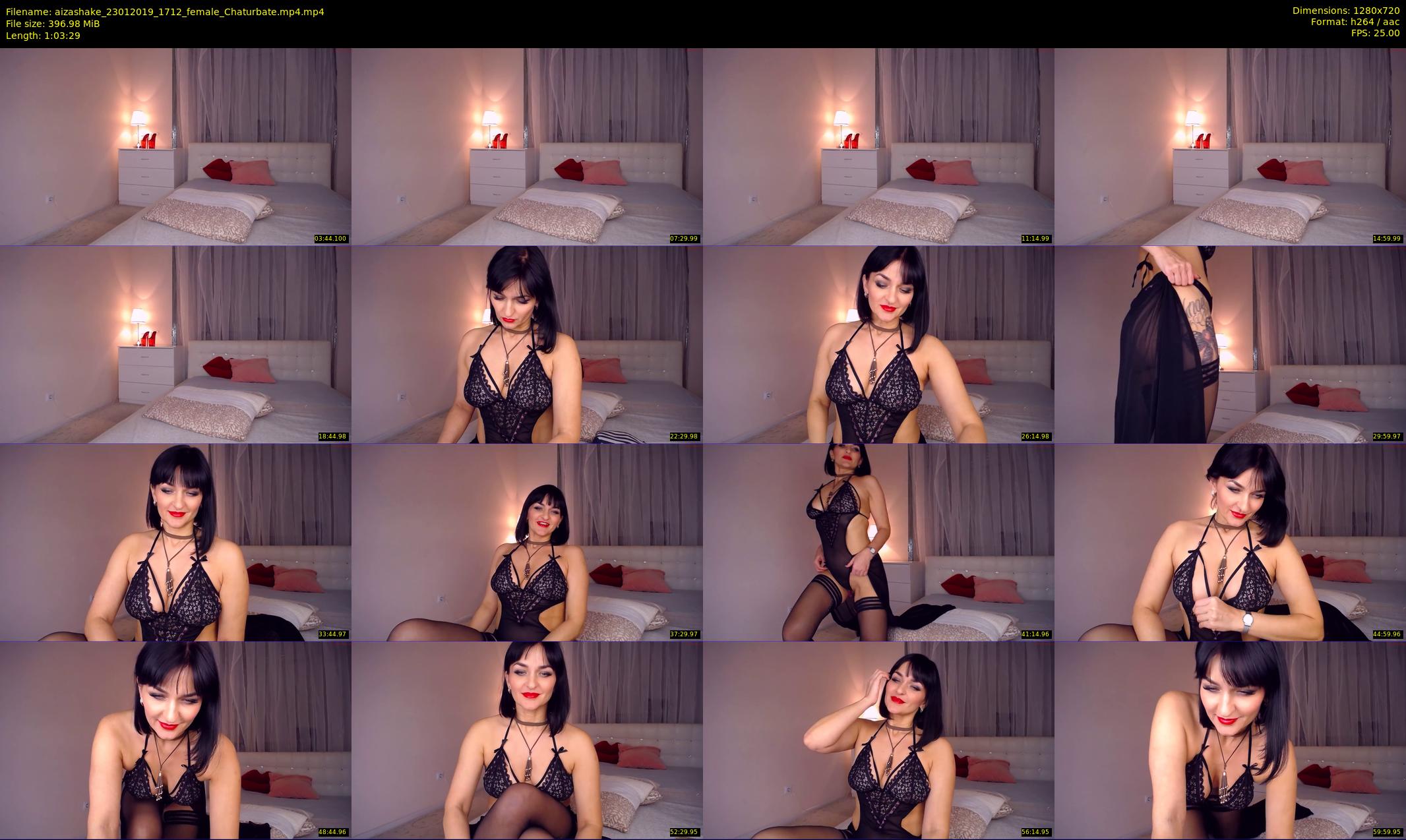 aizashake — 64 minute Chaturbate female cam show recording, 720p, Jan 23, 2019