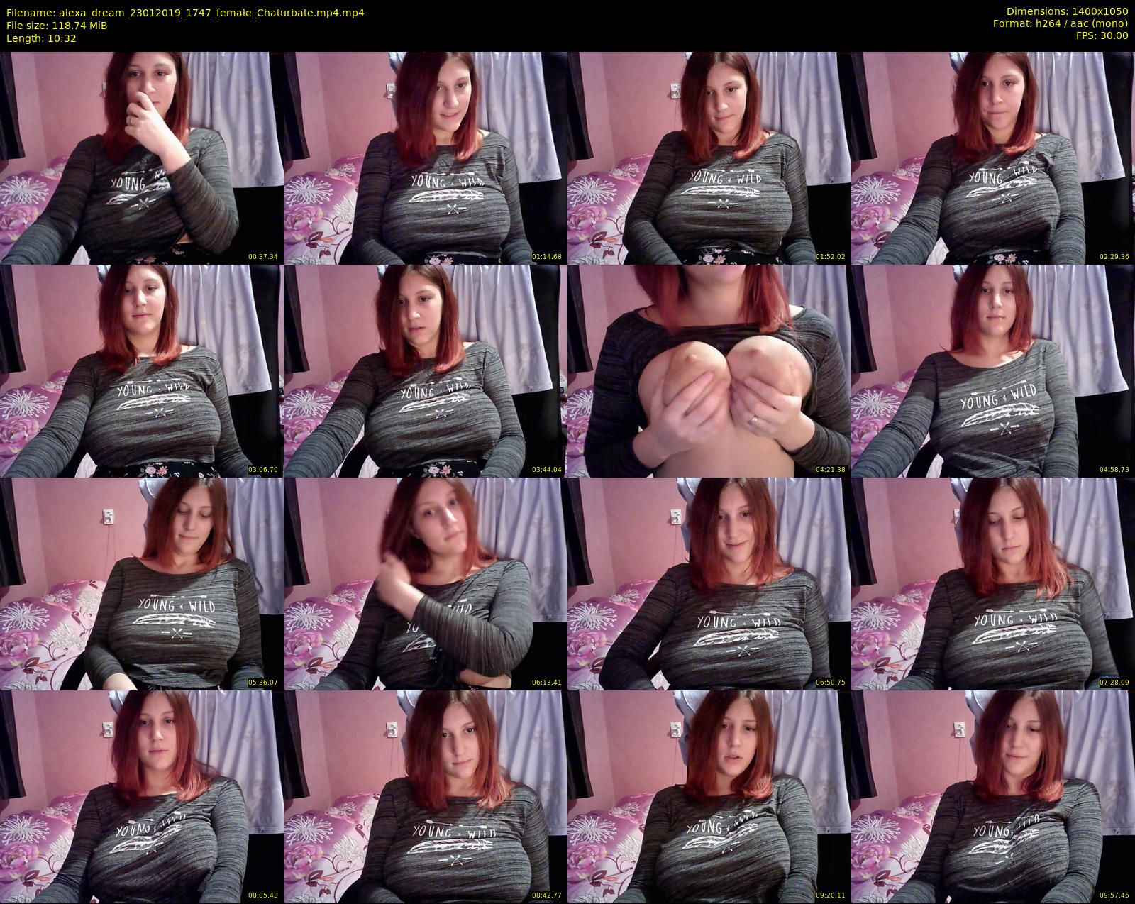alexa_dream — 11 minute Chaturbate female cam show recording, 720p, Jan 23, 2019