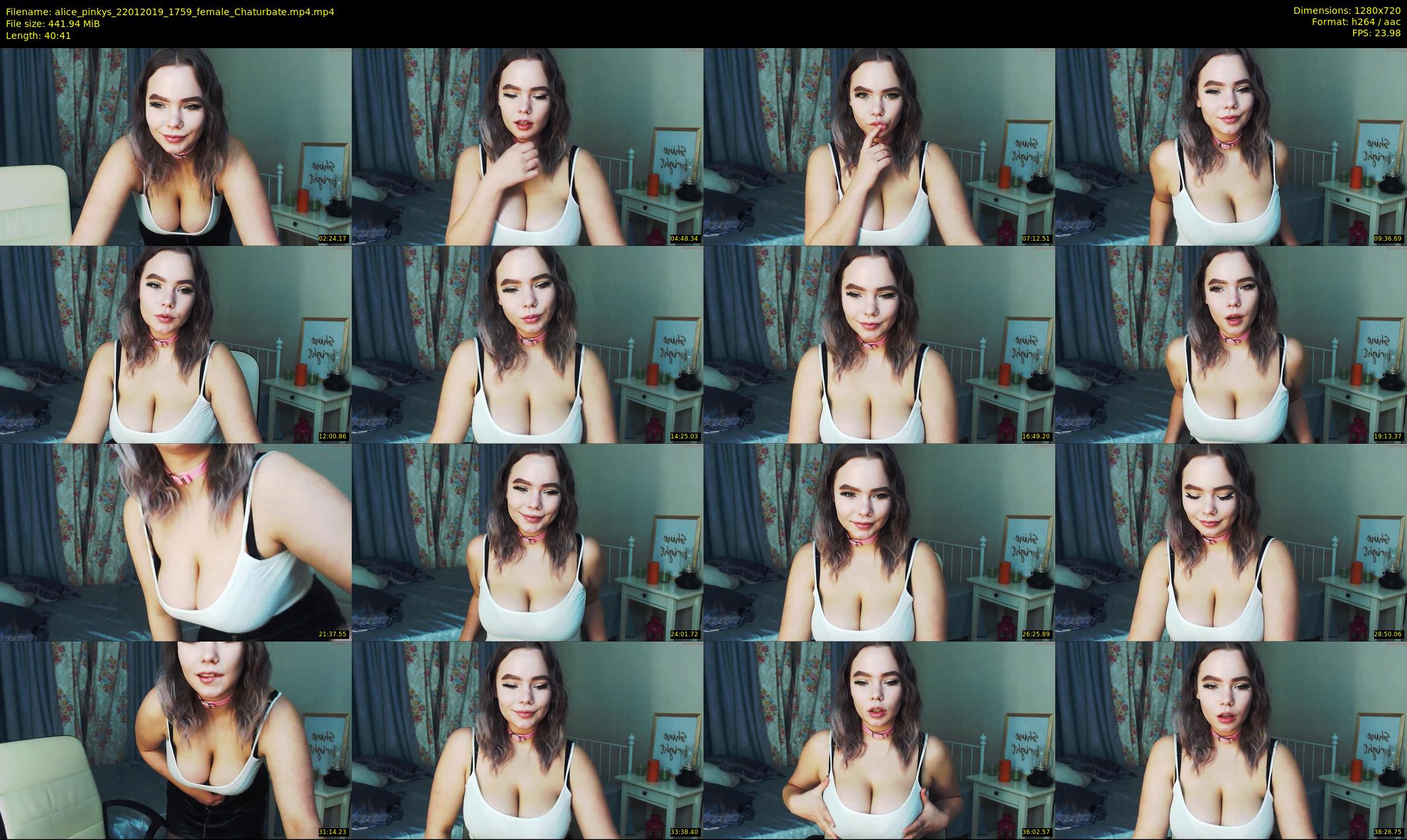 alice_pinkys — 41 minute Chaturbate female cam show recording, 720p, Jan 22, 2019