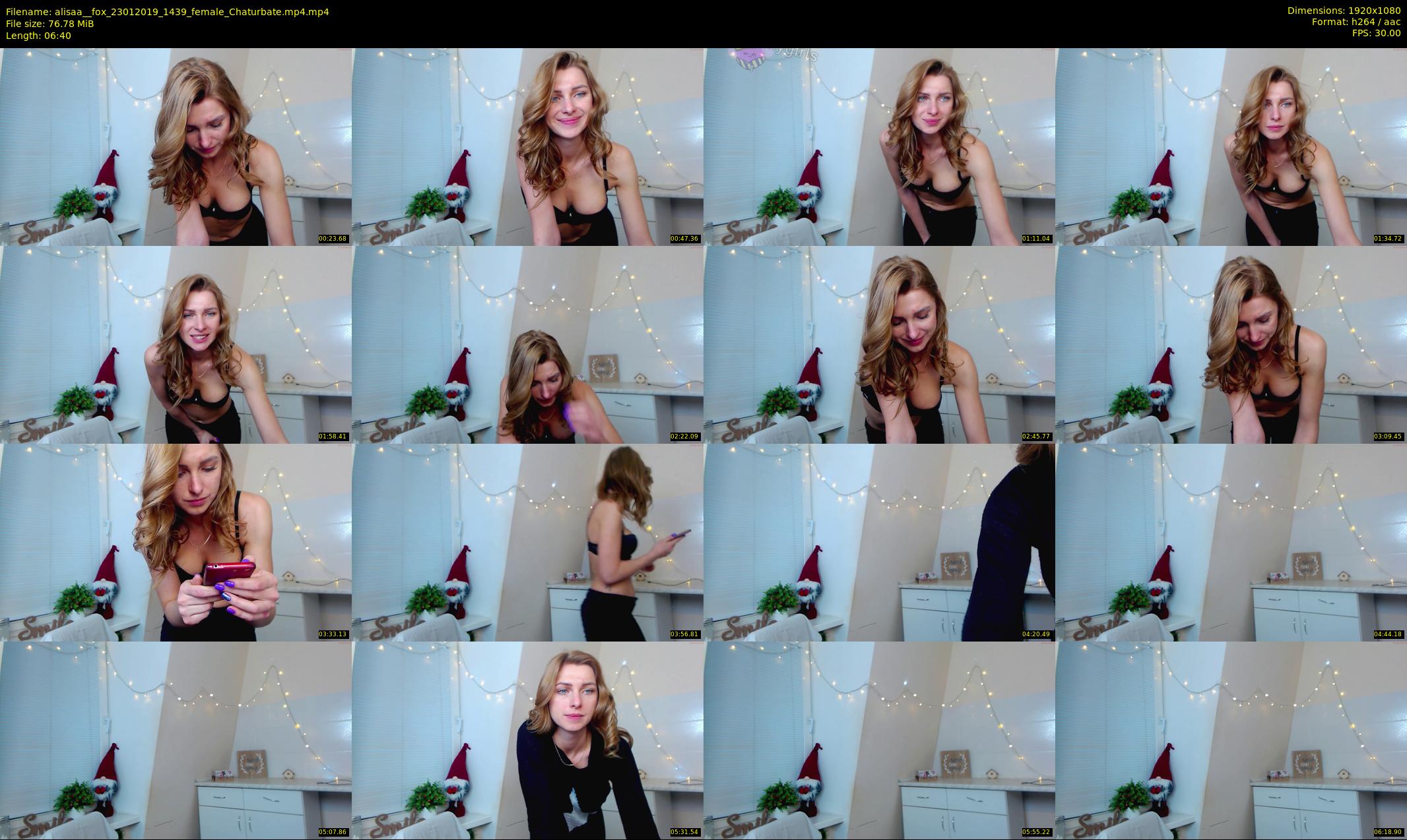 alisaa__fox — 7 minute Chaturbate female cam show recording, 1080p, Jan 23, 2019