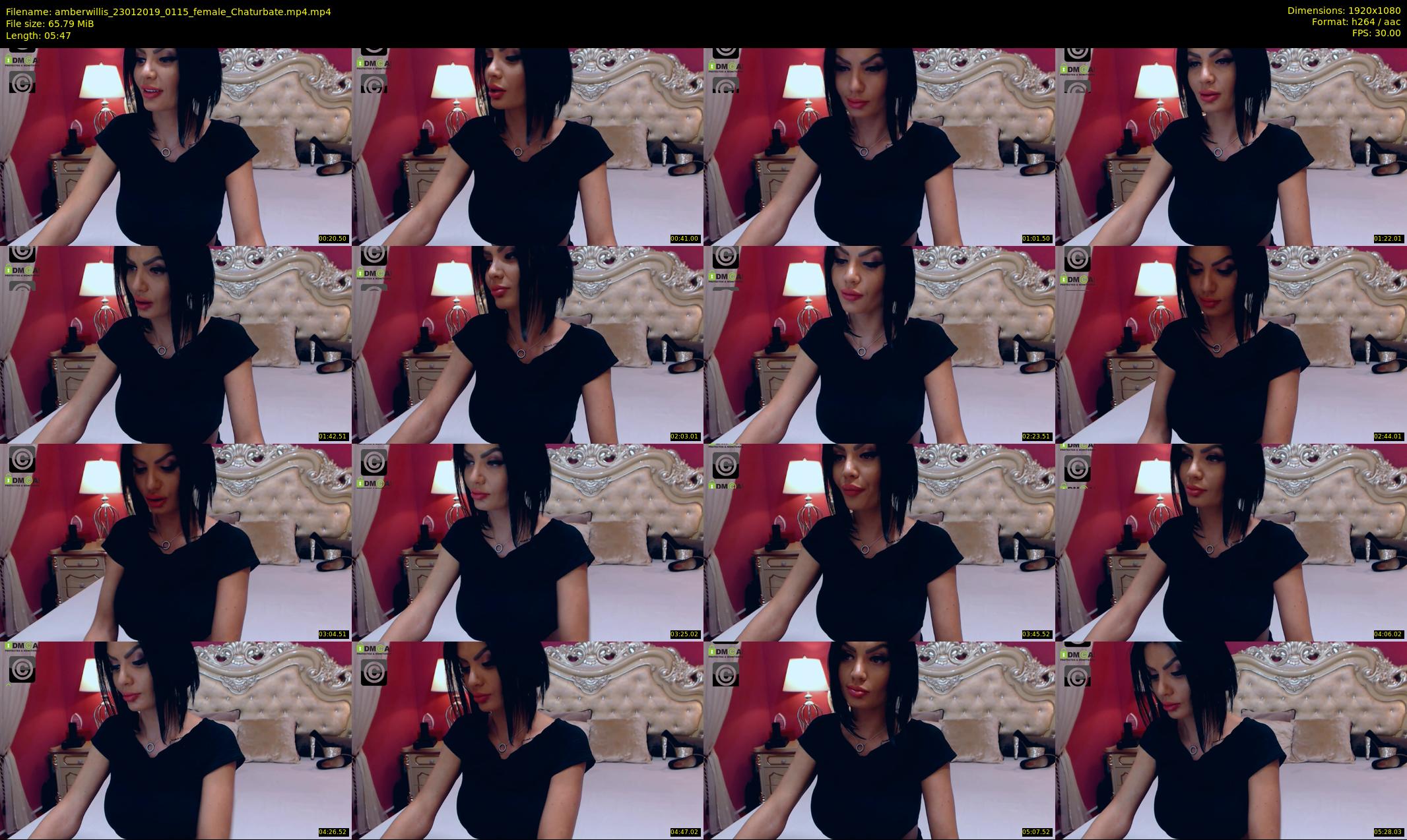amberwillis — 6 minute Chaturbate female cam show recording, 1080p, Jan 23, 2019