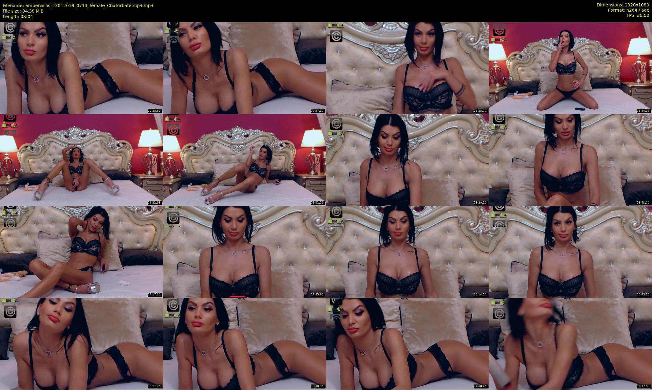 amberwillis — 9 minute Chaturbate female cam show recording, 1080p, Jan 23, 2019