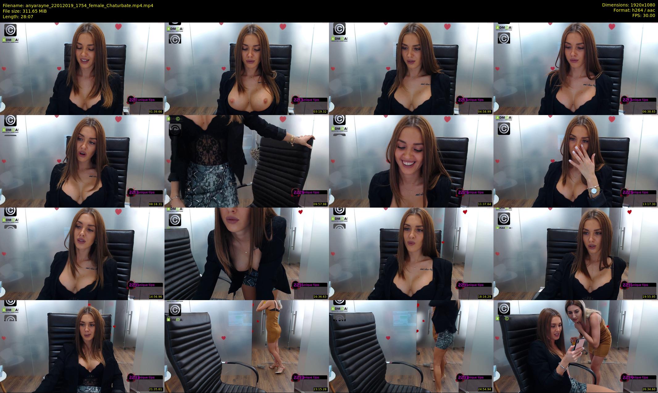 anyarayne — 29 minute Chaturbate female cam show recording, 1080p, Jan 22, 2019