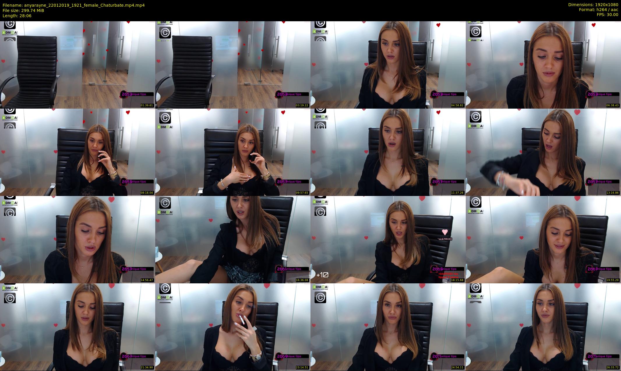 anyarayne — 29 minute Chaturbate female cam show recording, 1080p, Jan 22, 2019