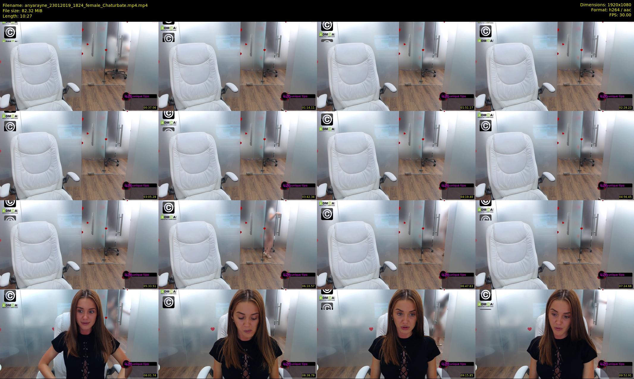 anyarayne — 11 minute Chaturbate female cam show recording, 1080p, Jan 23, 2019