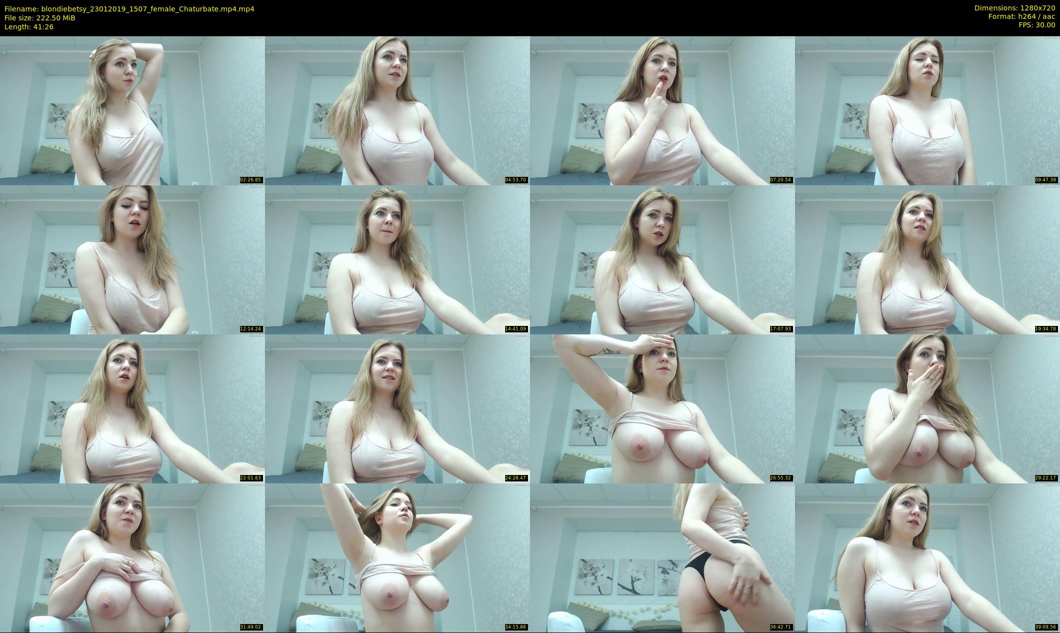 blondiebetsy — 42 minute Chaturbate female cam show recording, 720p, Jan 23, 2019