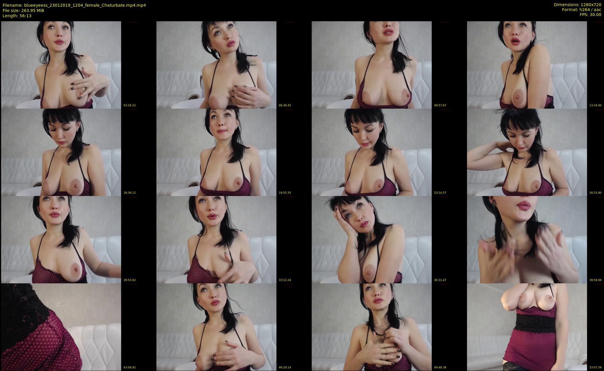 blueeyeess — 57 minute Chaturbate female cam show recording, 720p, Jan 23, 2019