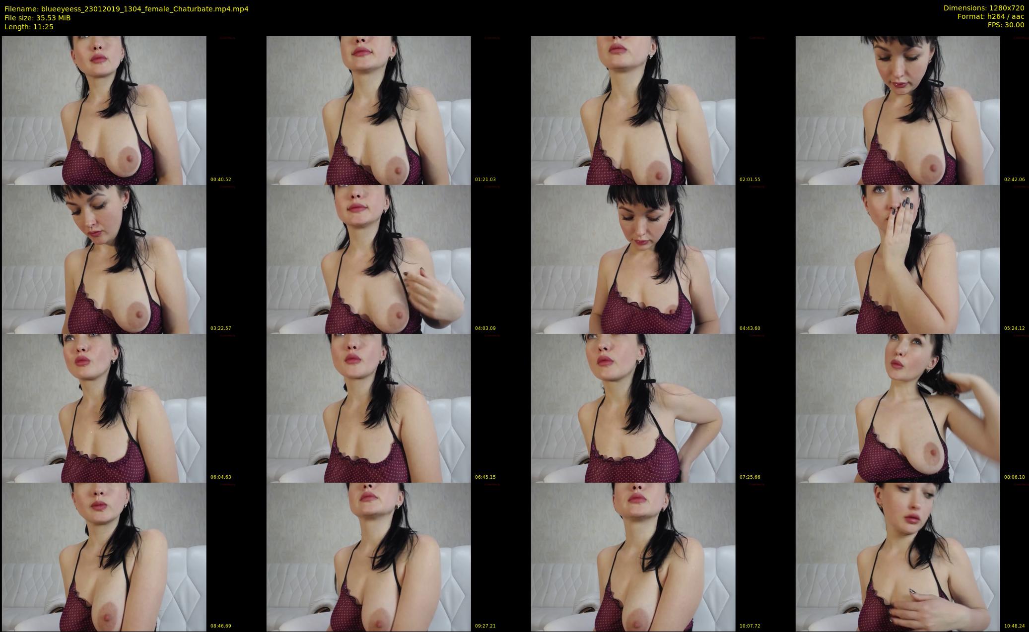 blueeyeess — 12 minute Chaturbate female cam show recording, 720p, Jan 23, 2019