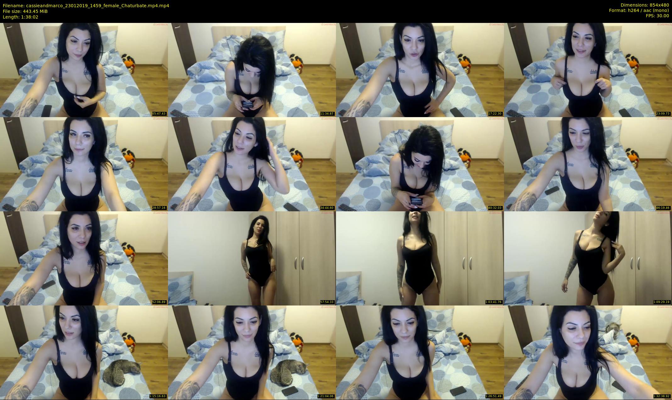 cassieandmarco — 99 minute Chaturbate female cam show recording, 480p, Jan 23, 2019