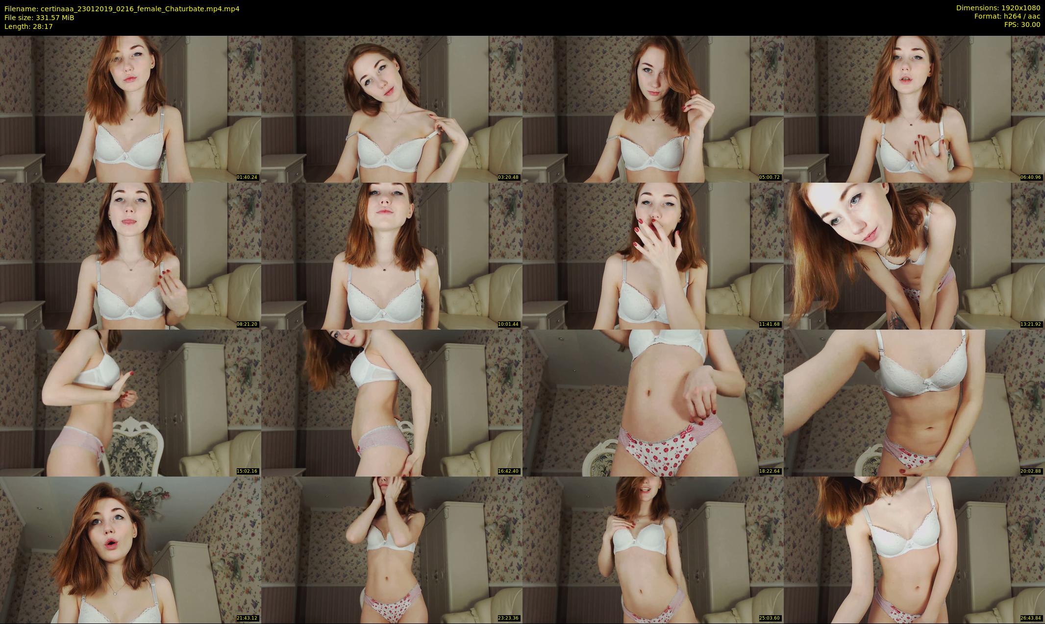certinaaa — 29 minute Chaturbate female cam show recording, 1080p, Jan 23, 2019