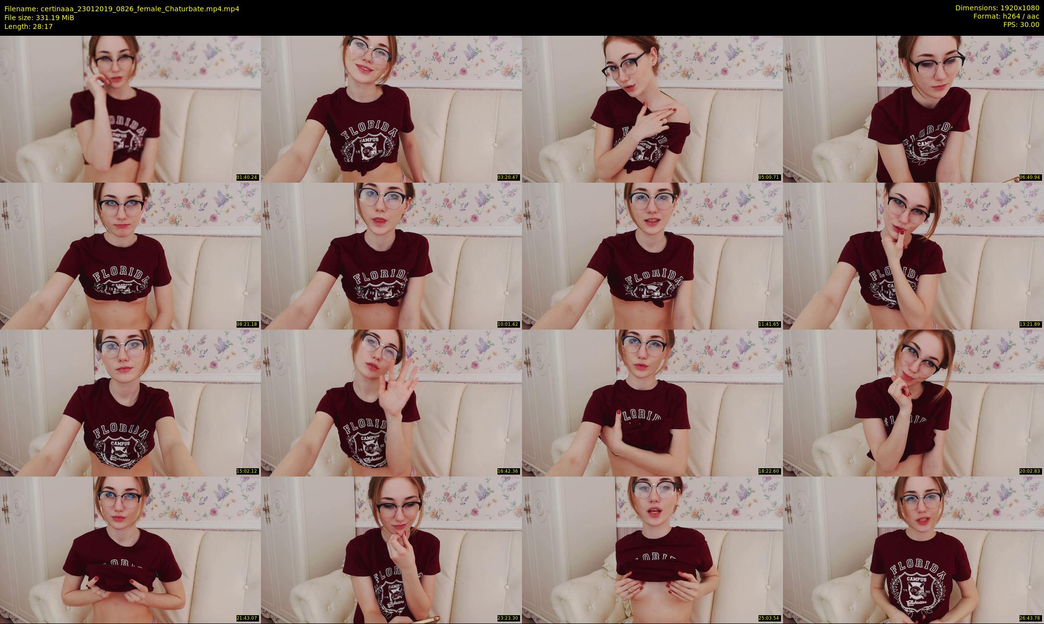 certinaaa — 29 minute Chaturbate female cam show recording, 1080p, Jan 23, 2019