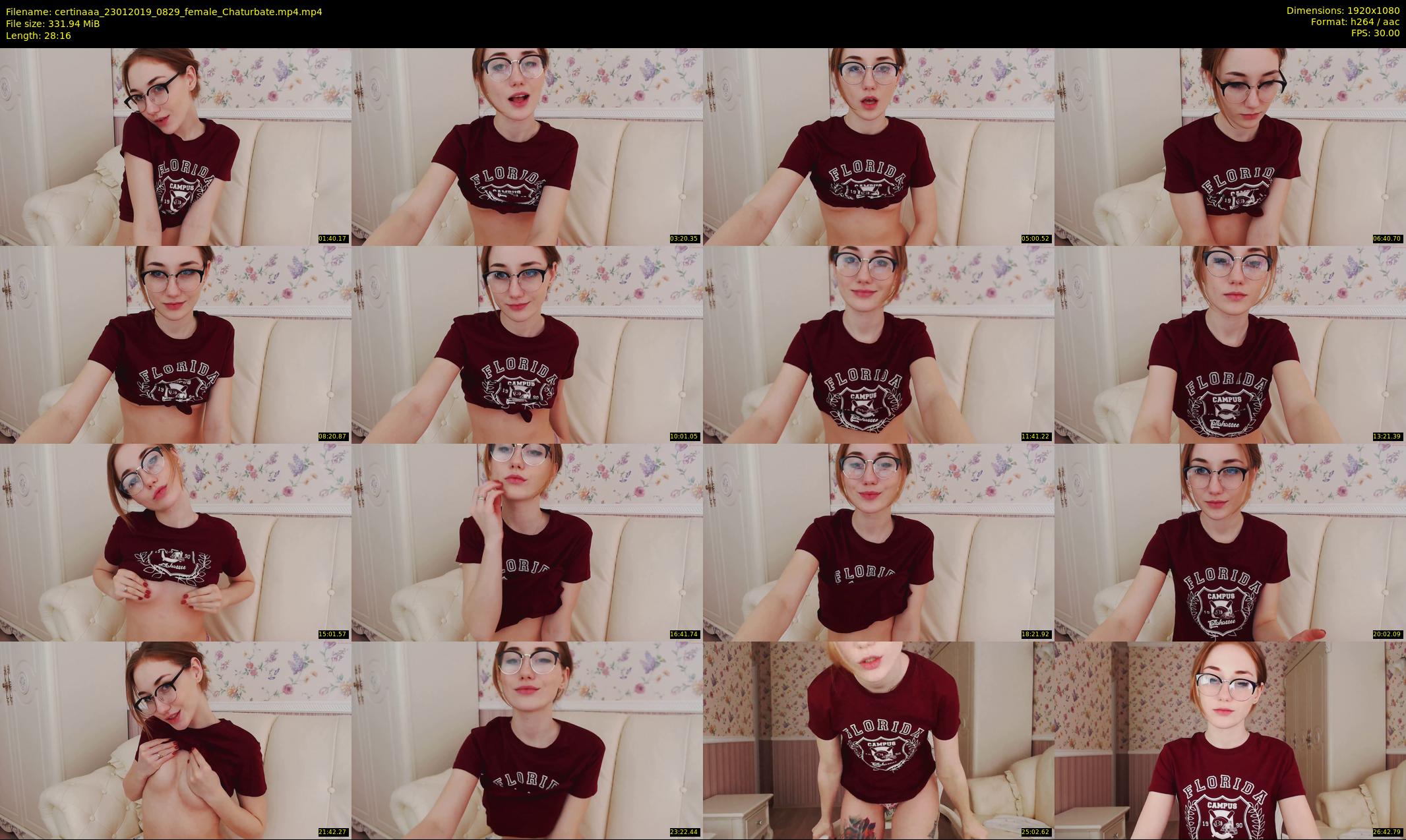 certinaaa — 29 minute Chaturbate female cam show recording, 1080p, Jan 23, 2019
