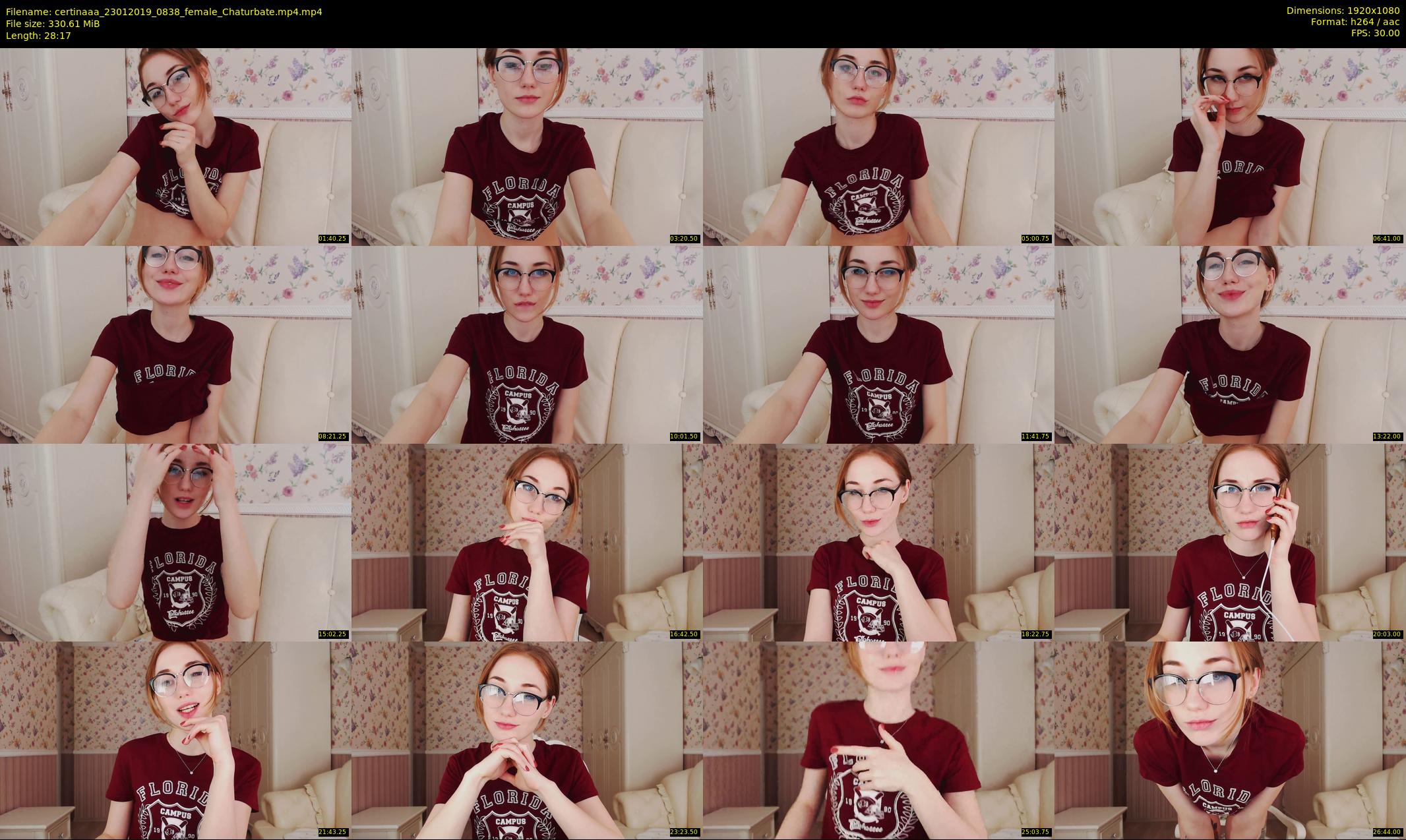 certinaaa — 29 minute Chaturbate female cam show recording, 1080p, Jan 23, 2019