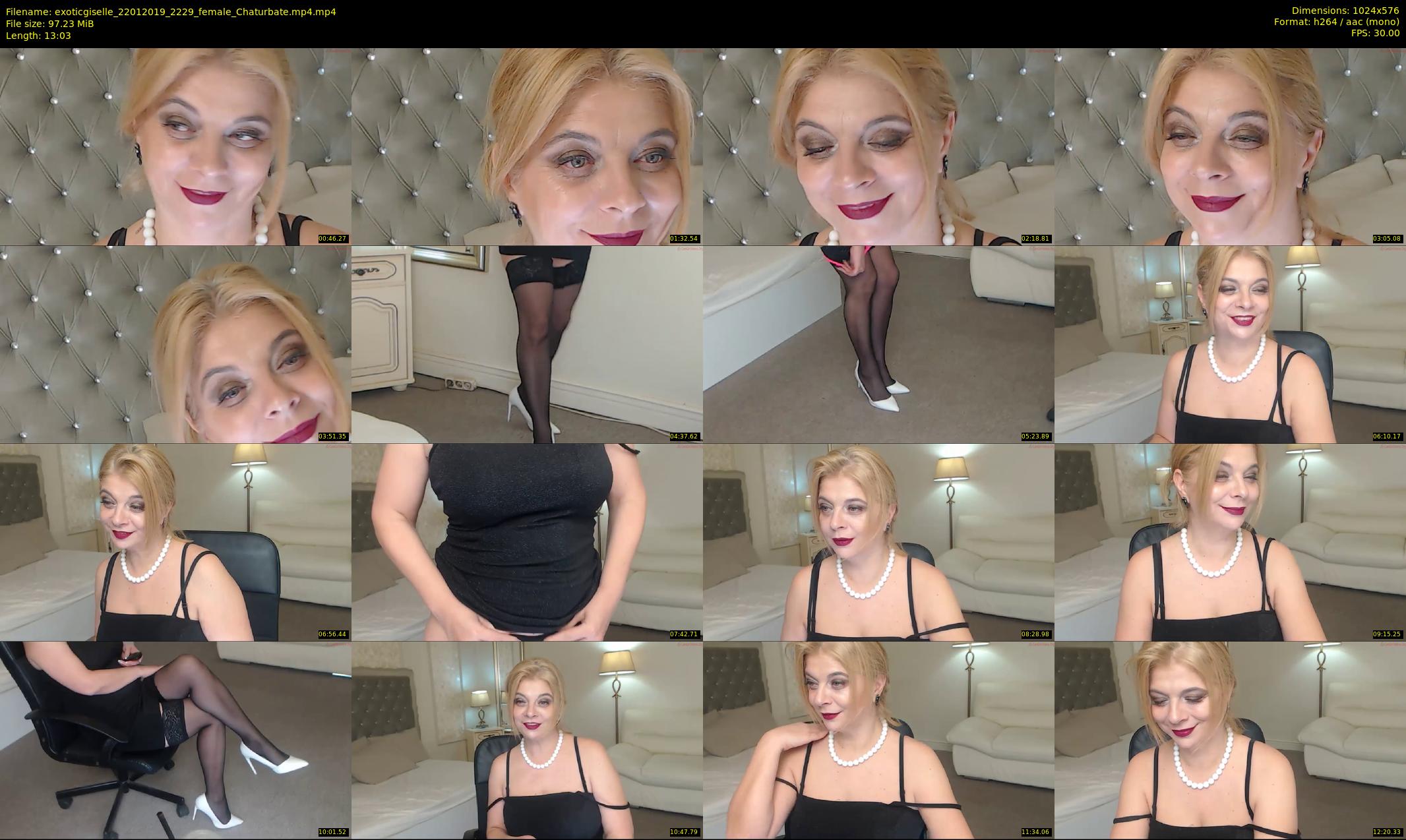 exoticgiselle — 14 minute Chaturbate female cam show recording, 480p, Jan 22, 2019