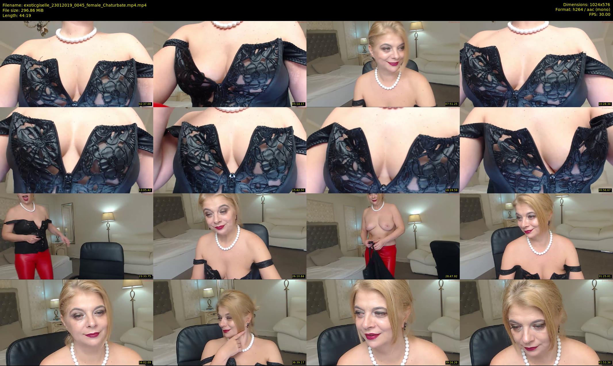 exoticgiselle — 45 minute Chaturbate female cam show recording, 480p, Jan 23, 2019