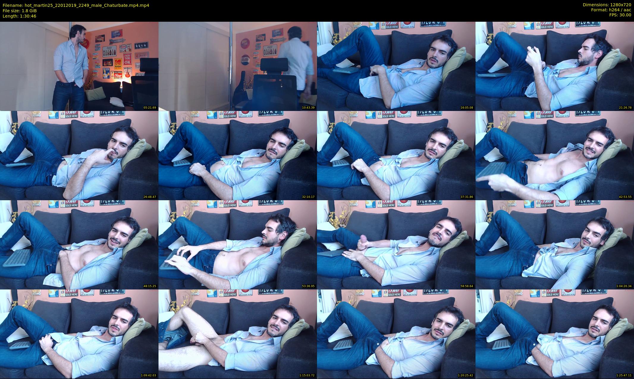 hot_martin25 — 91 minute Chaturbate male cam show recording, 720p, Jan 22, 2019