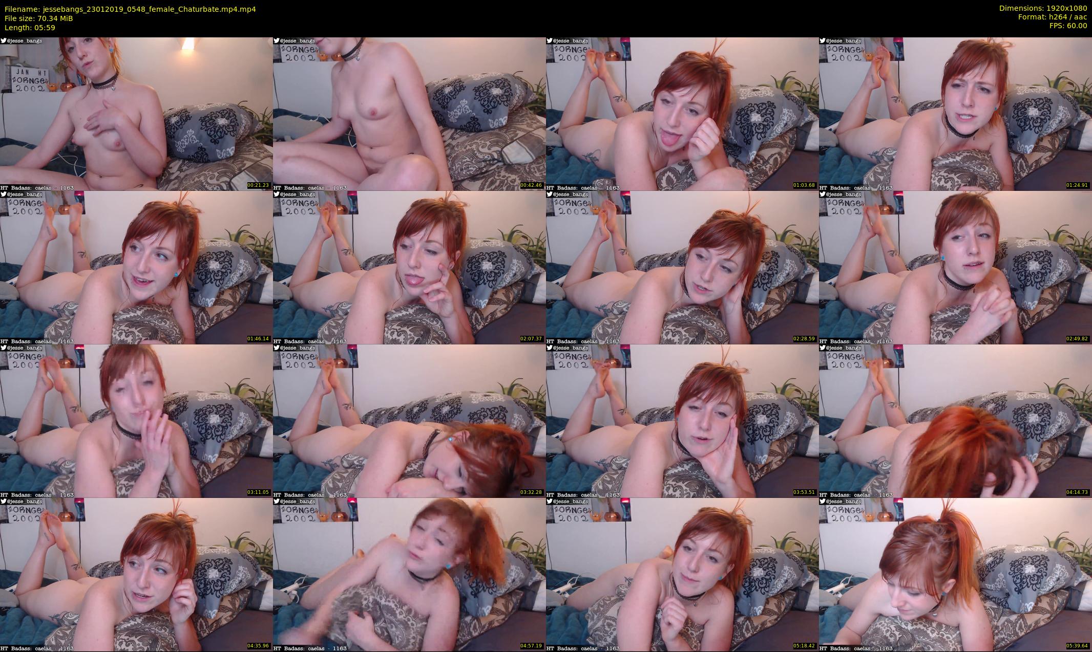 jessebangs — 6 minute Chaturbate female cam show recording, 1080p, Jan 23, 2019