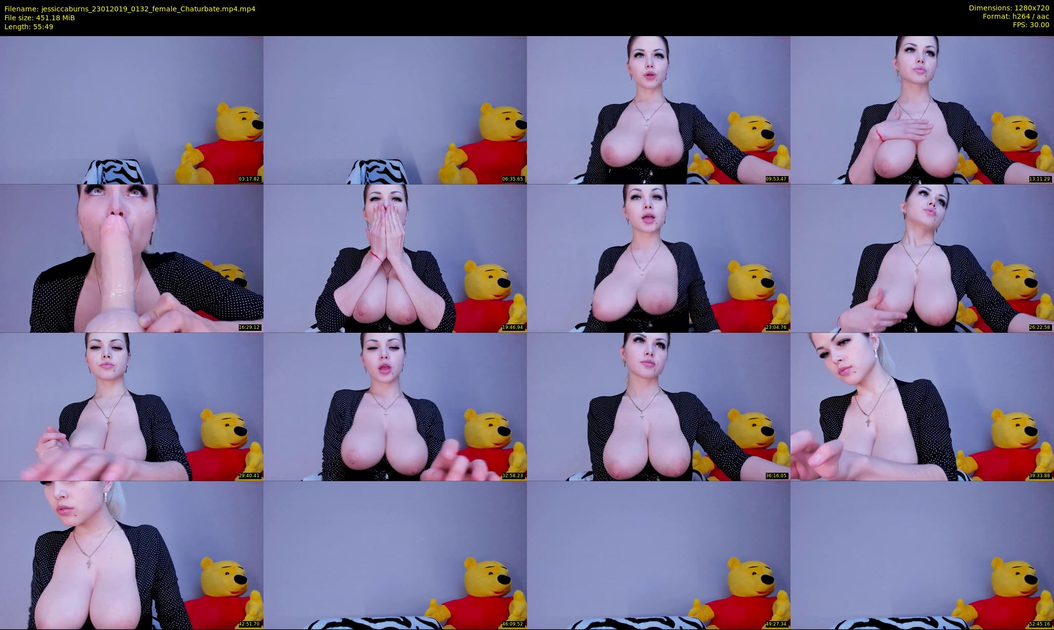 jessiccaburns — 56 minute Chaturbate female cam show recording, 720p, Jan 23, 2019