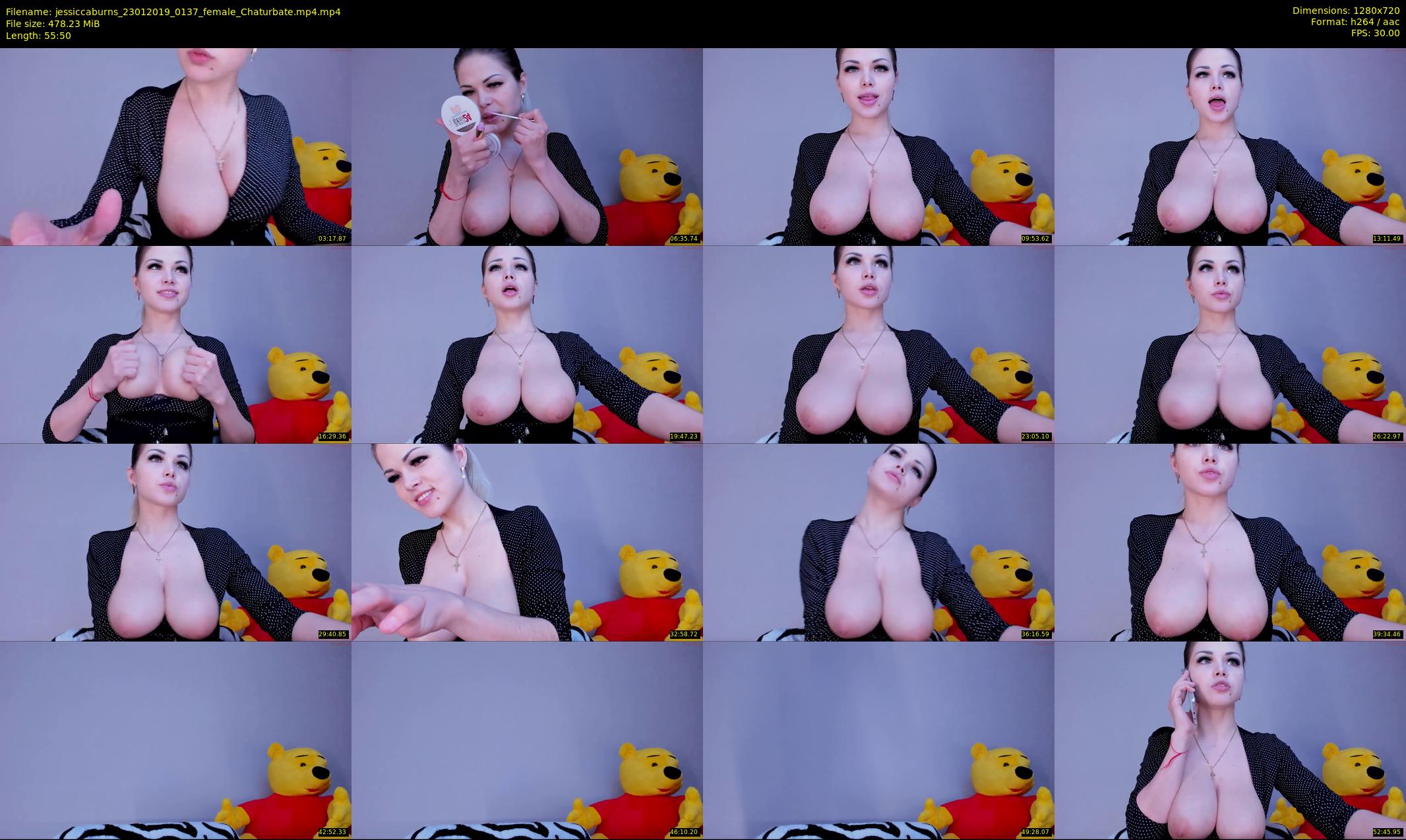 jessiccaburns — 56 minute Chaturbate female cam show recording, 720p, Jan 23, 2019