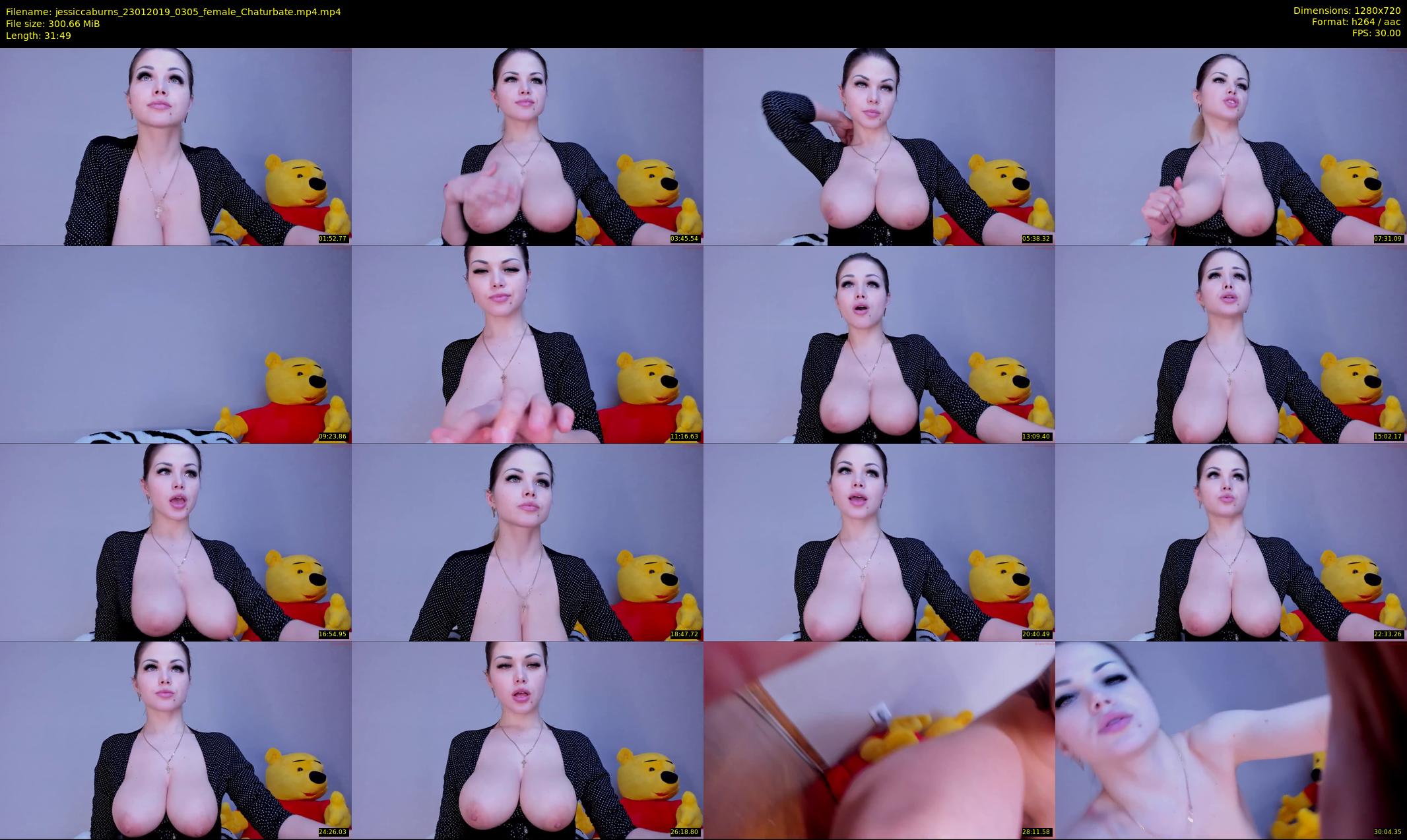 jessiccaburns — 32 minute Chaturbate female cam show recording, 720p, Jan 23, 2019