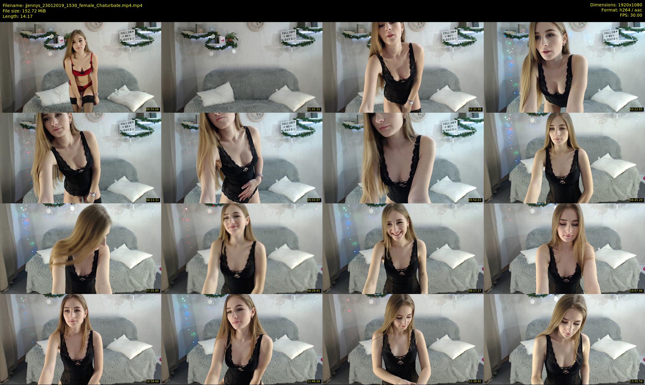 jjennys — 15 minute Chaturbate female cam show recording, 1080p, Jan 23, 2019