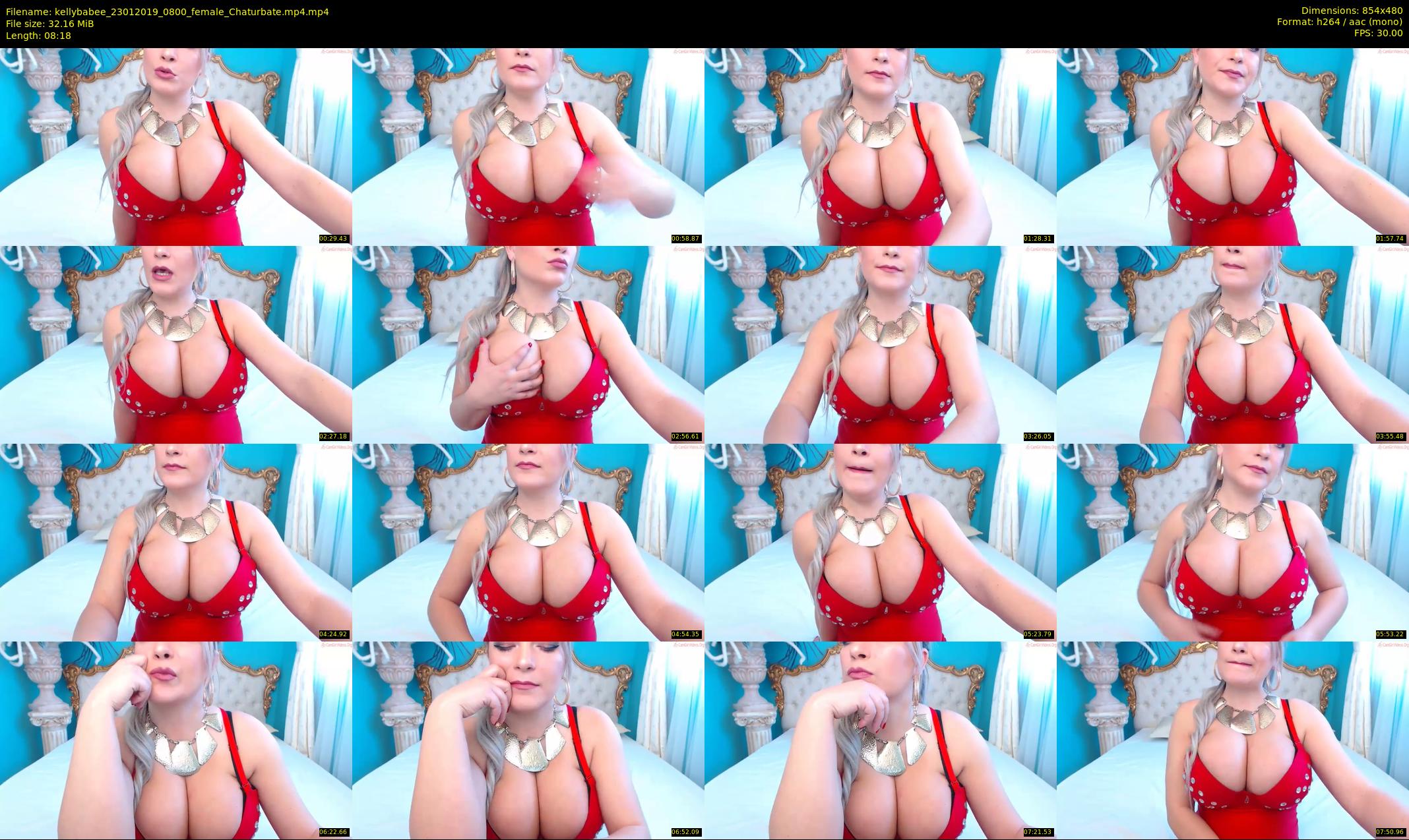 kellybabee — 9 minute Chaturbate female cam show recording, 480p, Jan 23, 2019