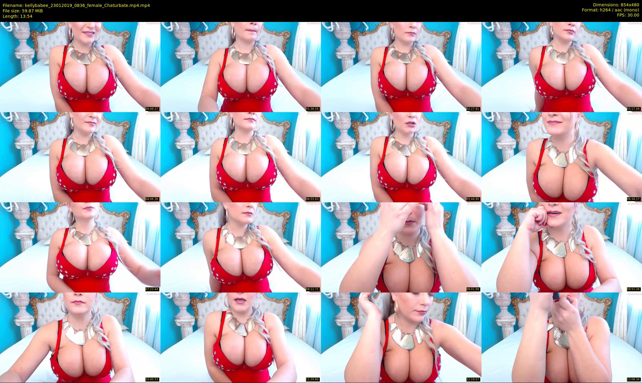 kellybabee — 14 minute Chaturbate female cam show recording, 480p, Jan 23, 2019