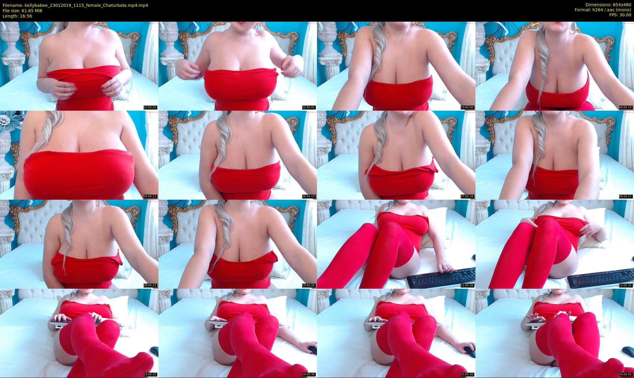 kellybabee — 17 minute Chaturbate female cam show recording, 480p, Jan 23, 2019