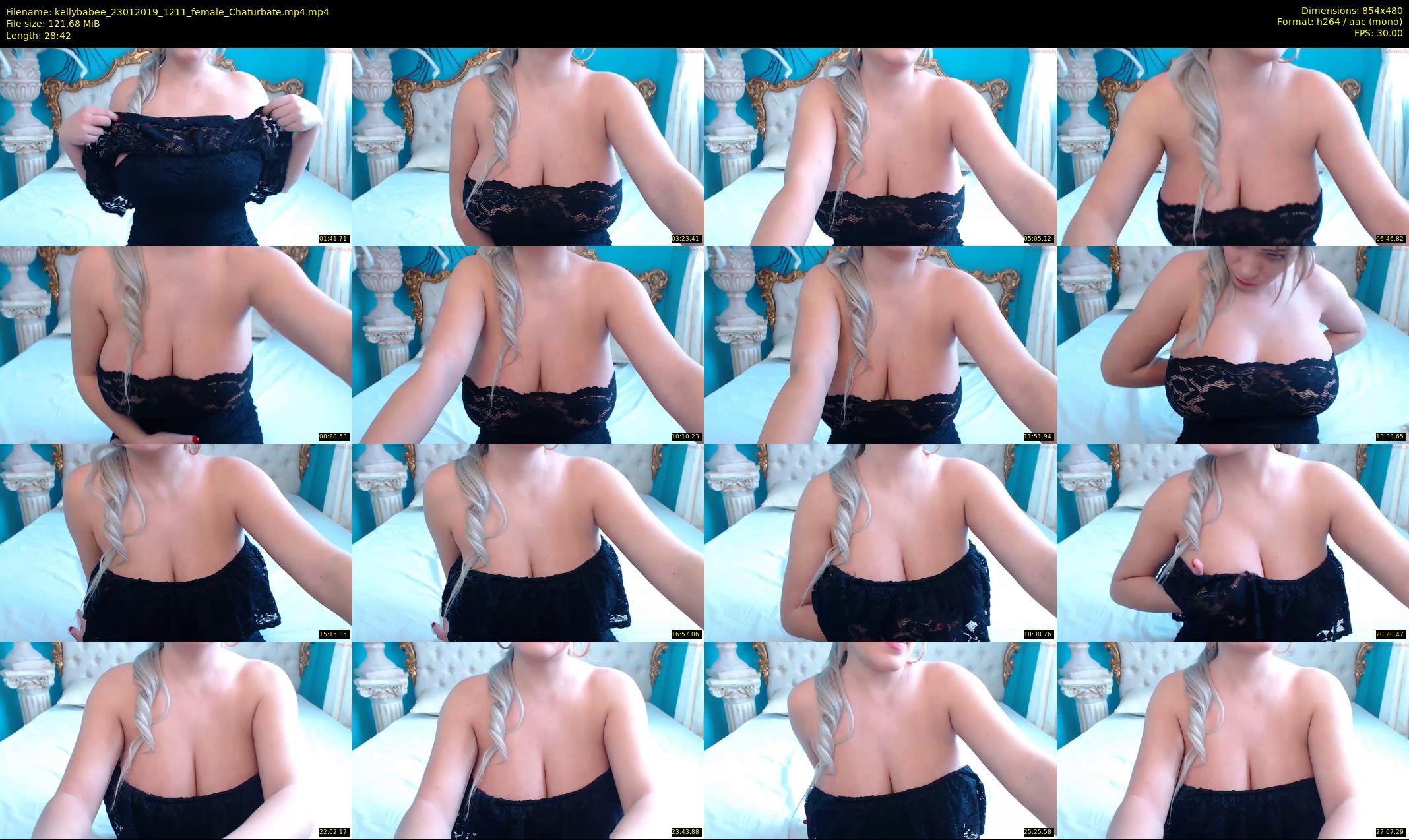 kellybabee — 29 minute Chaturbate female cam show recording, 480p, Jan 23, 2019