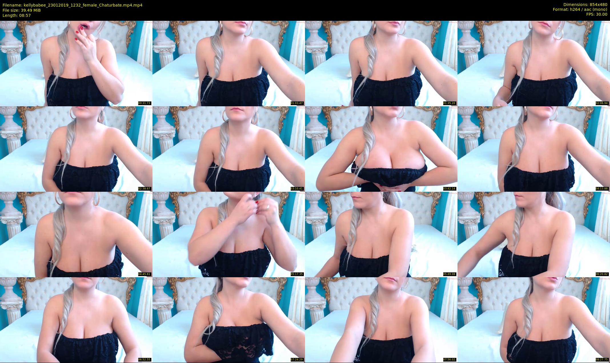 kellybabee — 9 minute Chaturbate female cam show recording, 480p, Jan 23, 2019