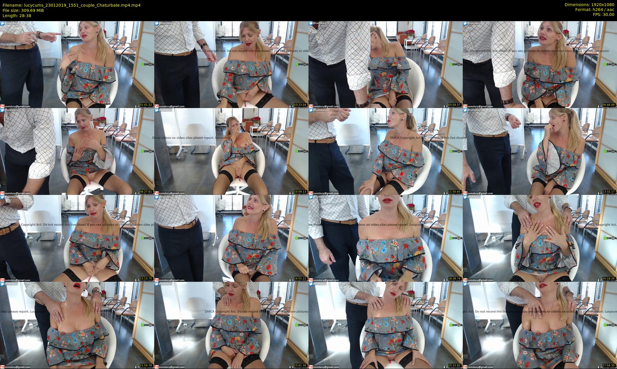 lucycums — 29 minute Chaturbate couple cam show recording, 1080p, Jan 23, 2019