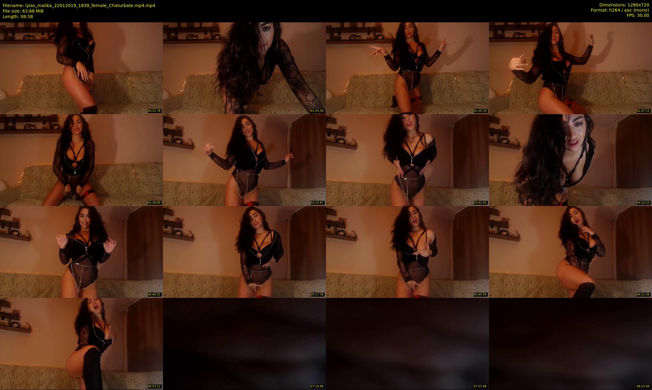 lylas_malika — 9 minute Chaturbate female cam show recording, 720p, Jan 22, 2019