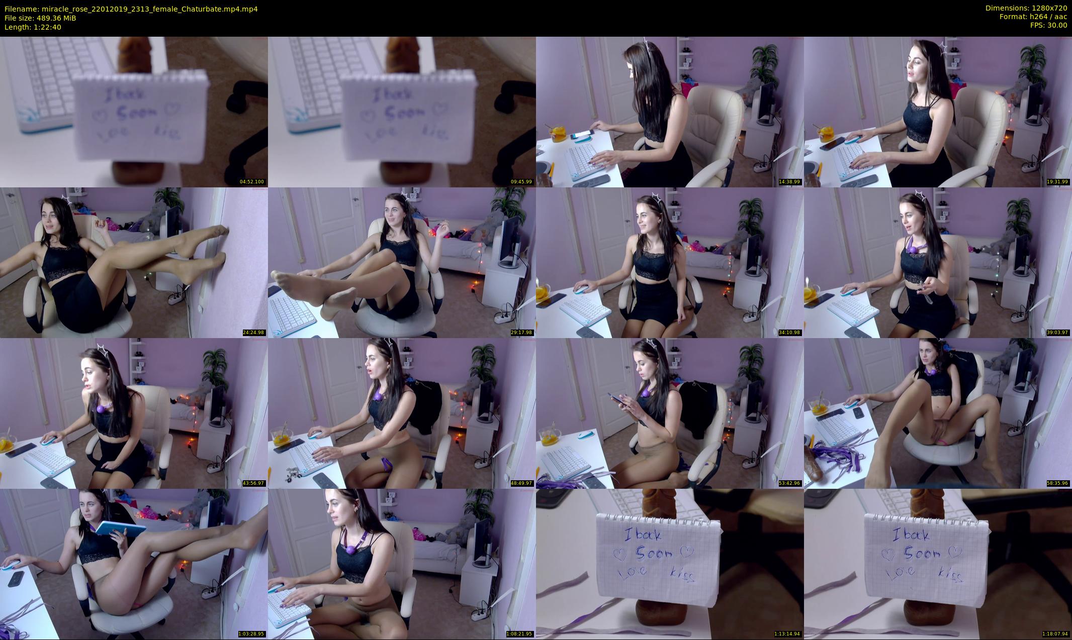 miracle_rose — 83 minute Chaturbate female cam show recording, 720p, Jan 22, 2019