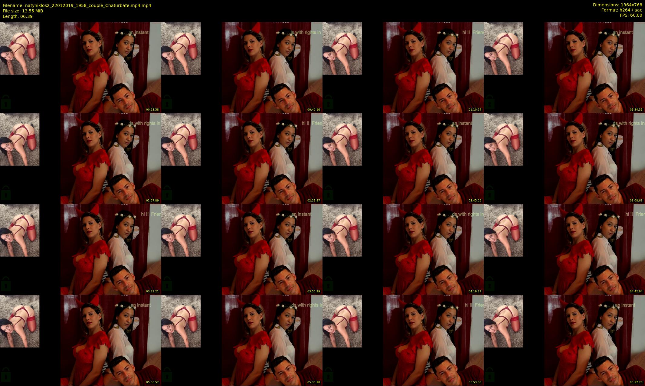 natyniklos2 — 7 minute Chaturbate couple cam show recording, 720p, Jan 22, 2019