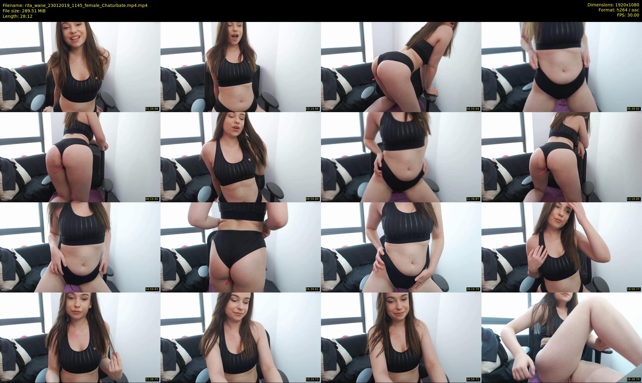 rita_wane — 29 minute Chaturbate female cam show recording, 1080p, Jan 23, 2019