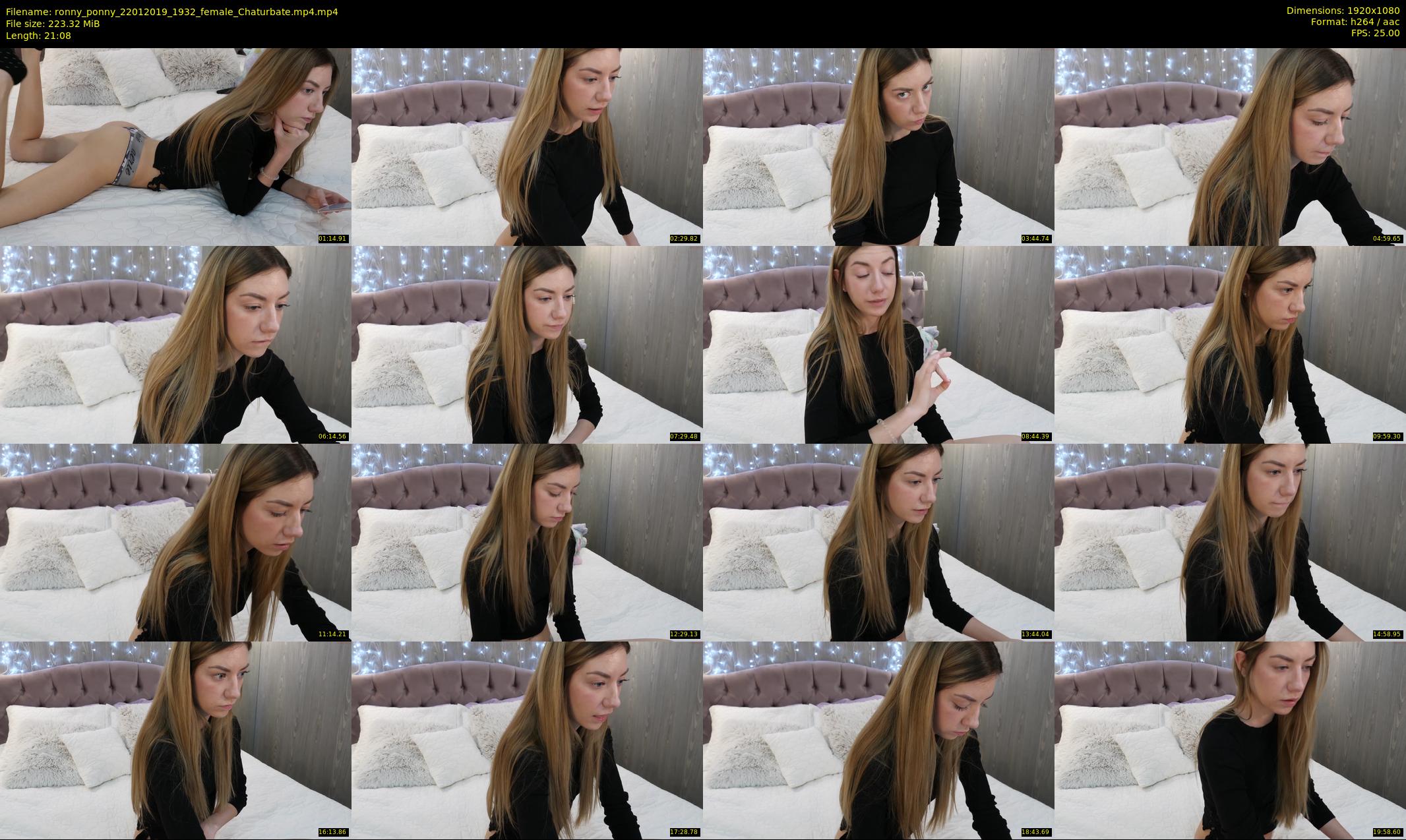 ronny_ponny — 22 minute Chaturbate female cam show recording, 1080p, Jan 22, 2019