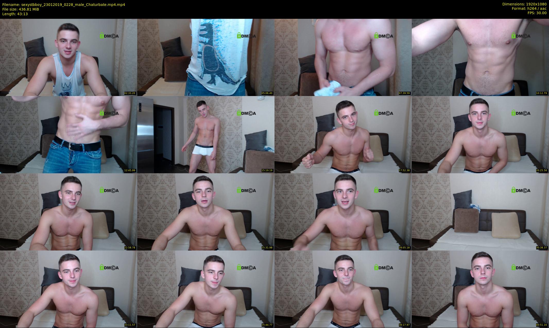 sexystbboy — 44 minute Chaturbate male cam show recording, 1080p, Jan 23, 2019