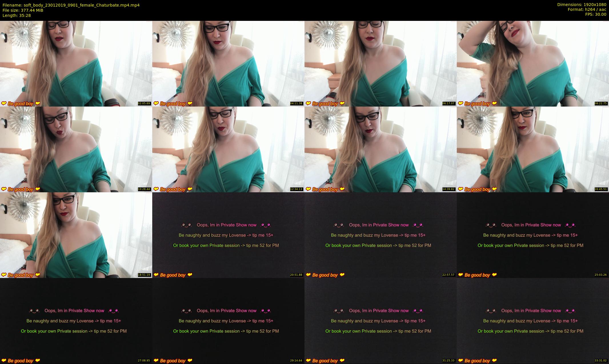 soft_body — 36 minute Chaturbate female cam show recording, 1080p, Jan 23, 2019