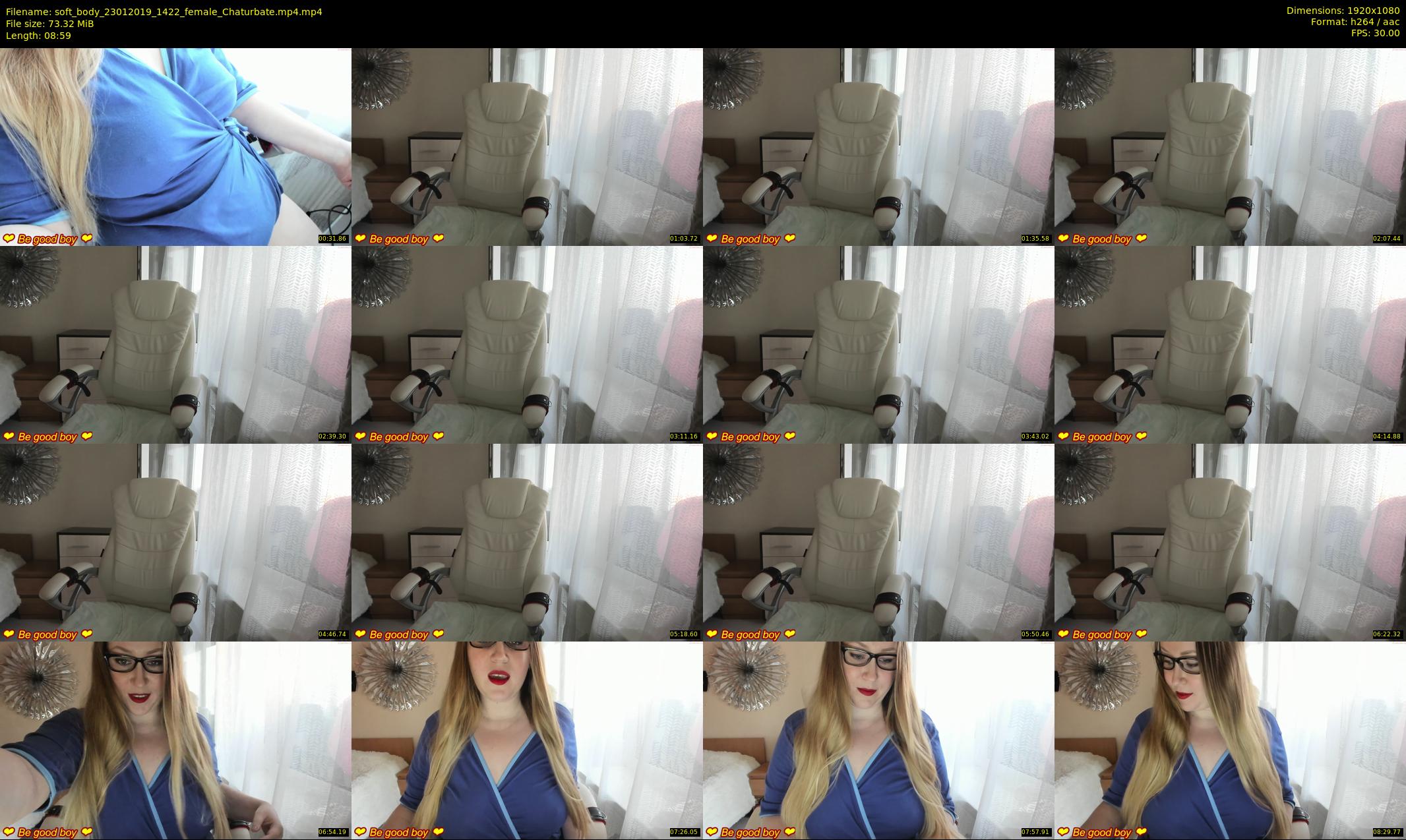 soft_body — 9 minute Chaturbate female cam show recording, 1080p, Jan 23, 2019
