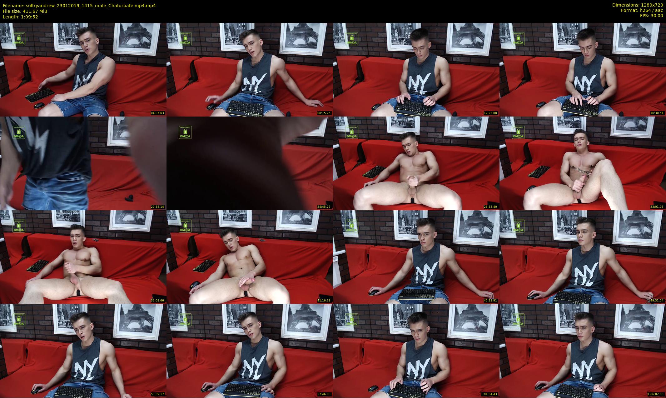 sultryandrew — 70 minute Chaturbate male cam show recording, 720p, Jan 23, 2019
