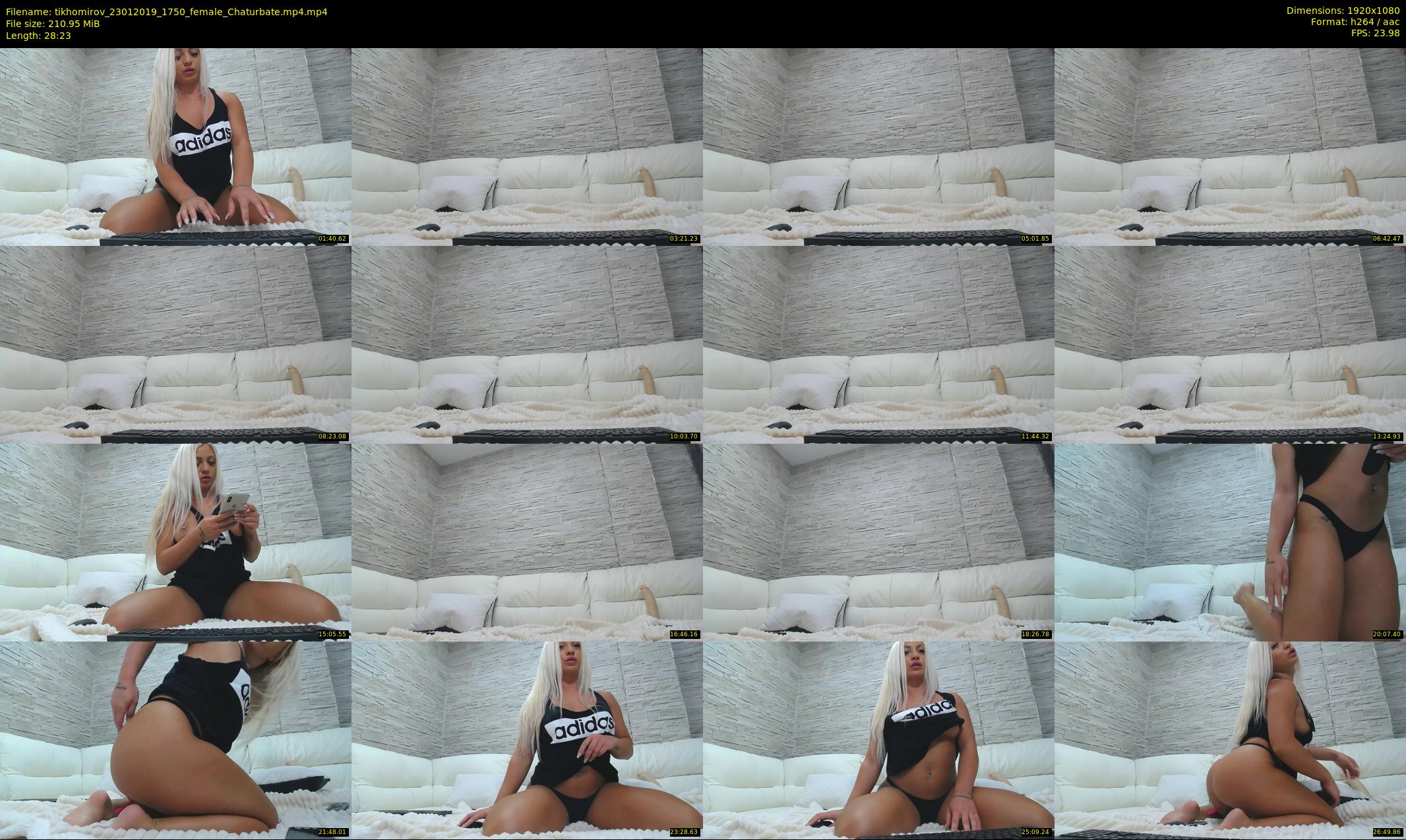 tikhomirov — 29 minute Chaturbate female cam show recording, 1080p, Jan 23, 2019